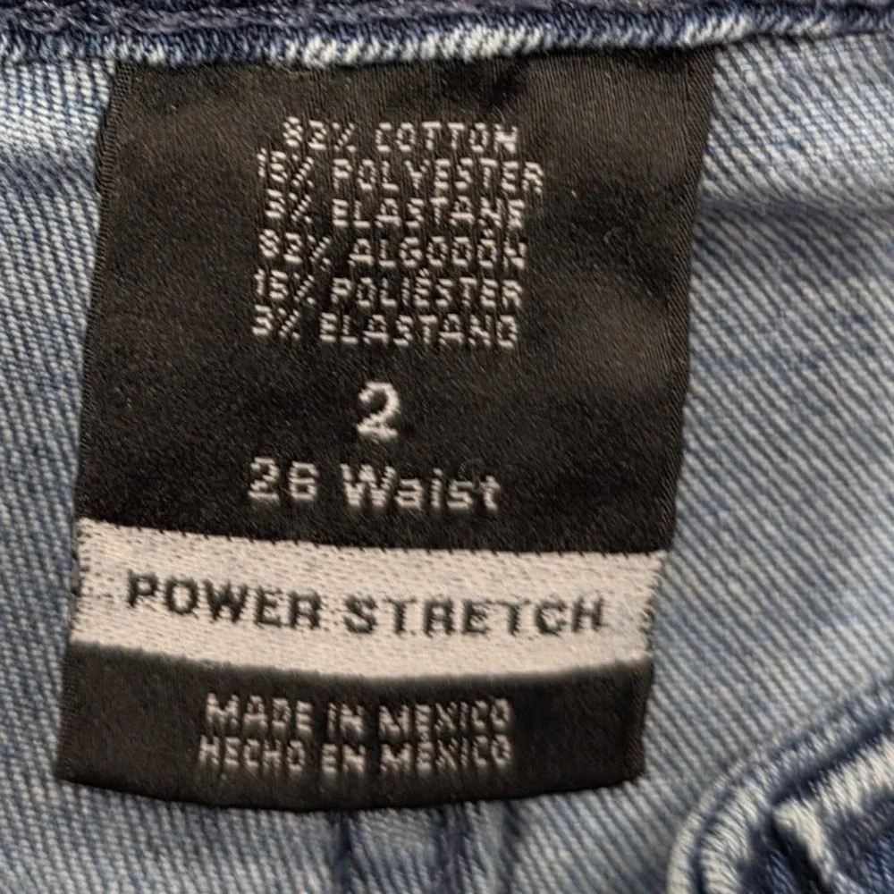 INC International Concepts Womens Jeans Size 2 26 Waist Power Stretch Denim‎